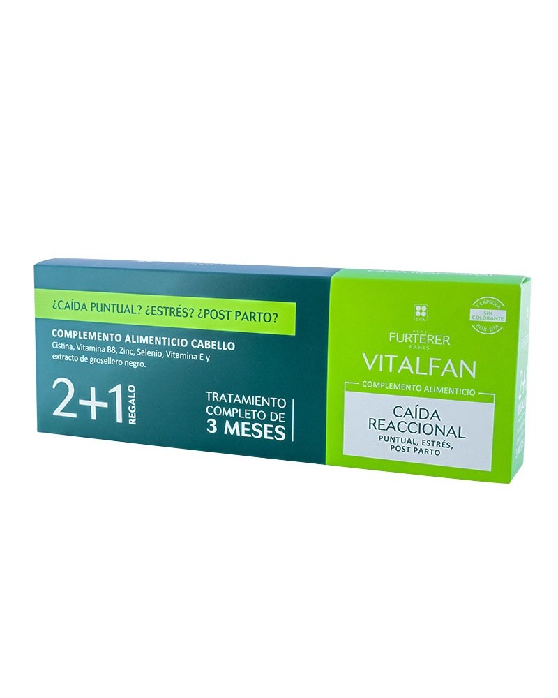 RENE FURTERER VITALFAN CAIDA REACCIONAL 30 CAPS 3 CAJAS