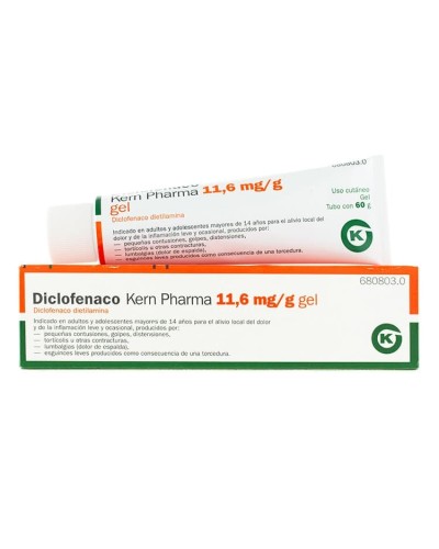 DICLOFENACO KERN 11,6 MG/G GEL 60 G