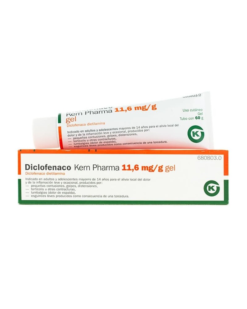 DICLOFENACO KERN 11,6 MG/G GEL 60 G