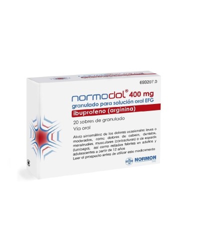 NORMODOL 400 MG 20 SOBRES