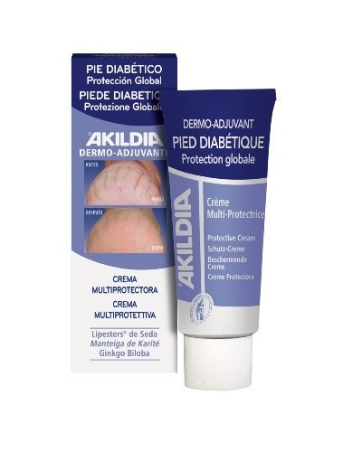 AKILEINE AKILDIA CREMA PIE DIABETICO 75 ML
