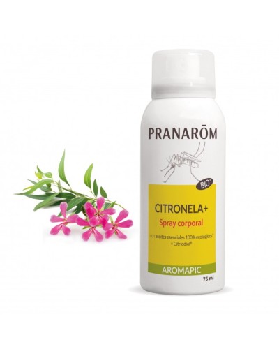 PRANAROM AROMAPIC SPRAY CUERPO CITRONELA BIO 75+25ML
