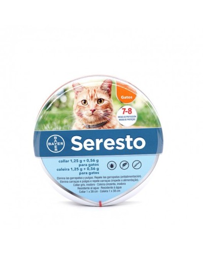 SERESTO COLLAR 1,25 G+0,56 G P/GATOS VET
