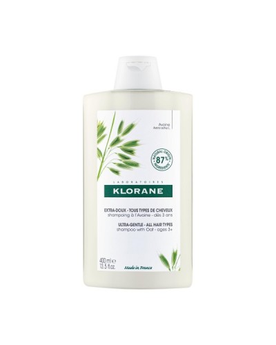 KLORANE CHAMPU AVENA LECHE 400 ML