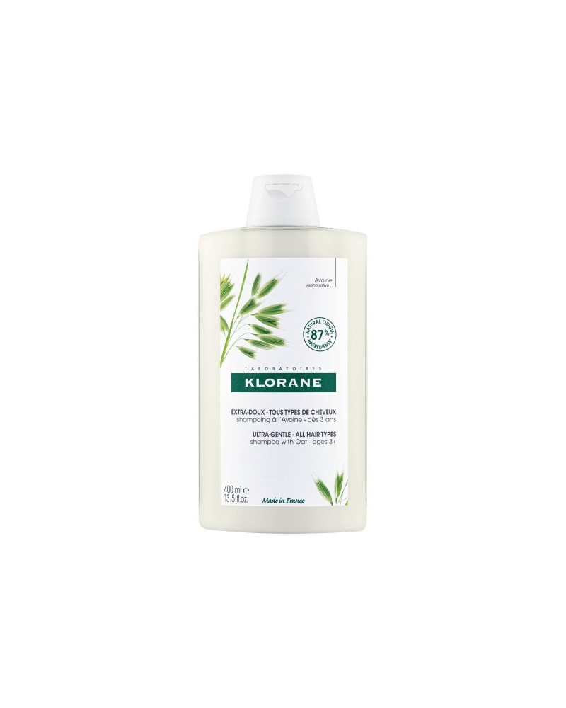 KLORANE CHAMPU AVENA LECHE 400 ML