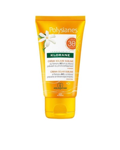 KLORANE POLYSIANES CREMA SUBLIMADORA SOLAR SPF30 ROSTRO 50 ML