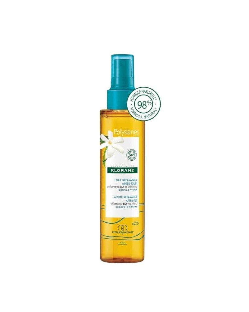 KLORANE POLYSIANES ACEITE REPARADOR AFTER SUN CUERPO 150 ML