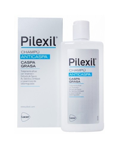 PILEXIL CHAMPU CASPA GRASA 300 ML