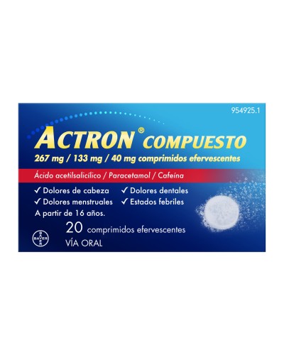 ACTRON COMPUESTO 20 COMP EFERV