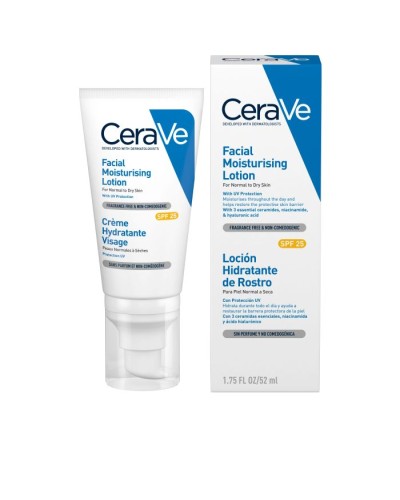 CERAVE LOCION HIDRATANTE ROSTRO SPF25 52ML