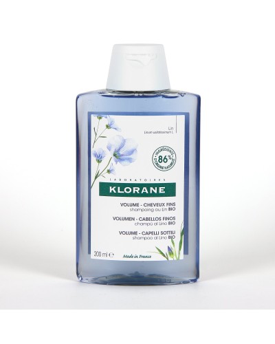 KLORANE FIBRAS DE LINO CHAMPU 200 ML