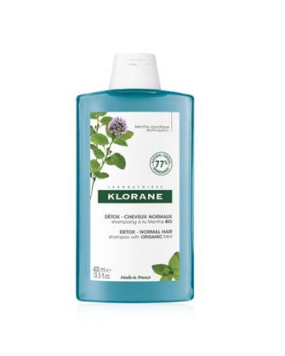 KLORANE MENTA ACUATICA CHAMPU DETOX 400ML