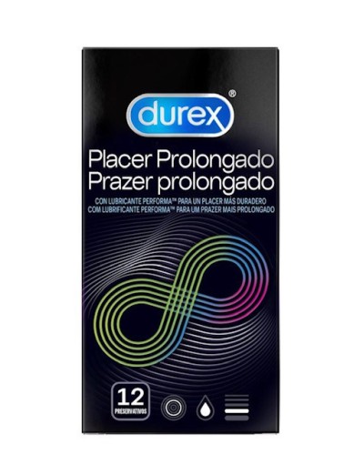 DUREX PRESERVATIVO PLACER PROLONGADO 12U