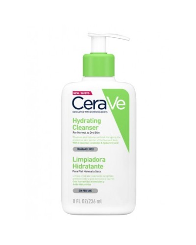 CERAVE LIMPIADORA HIDRATANTE 236 ML                         