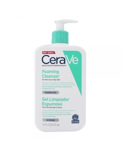 CERAVE LIMPIADOR ESPUMOSO 473ML                            