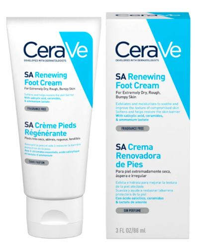 CERAVE CREMA RENOVADORA PIES 88ML                          
