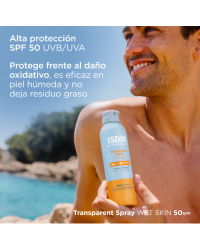 ISDIN FOTOPROTECTOR WET SKIN TRANSPARENTE SPRAY SPF50 250 ML
