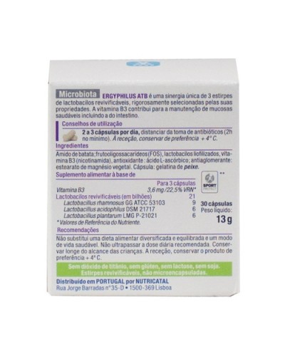 NUTERGIA ERGYPHILUS ATB 30 CAPS