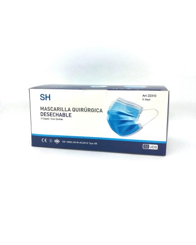 MASCARILLA QUIRURGICA IIR CAJA 50U
