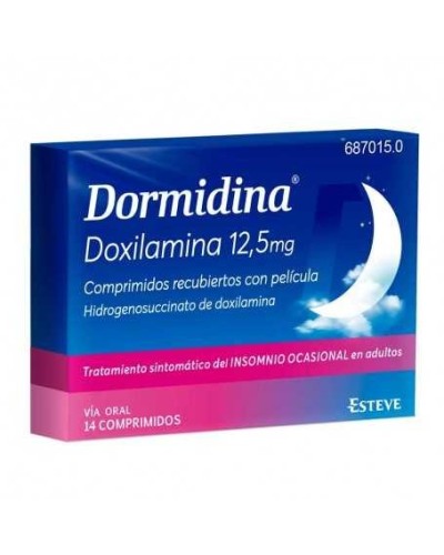 DORMIDINA 12,5 MG 14 COMP