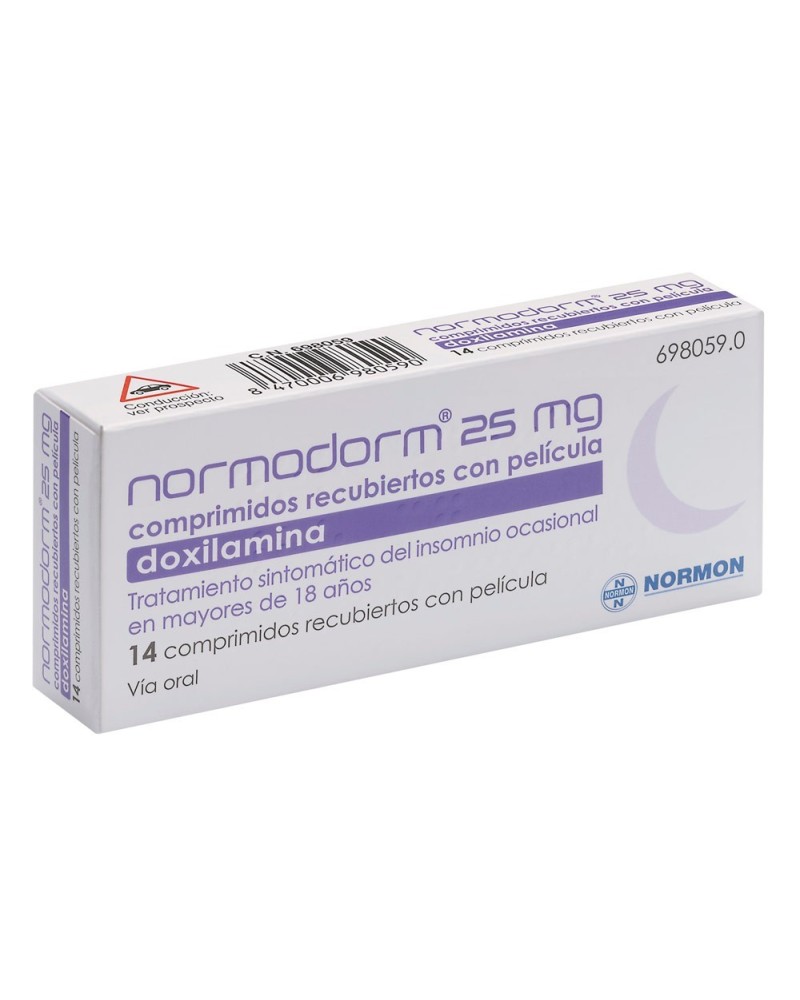 NORMODORM 25 MG 14 COMP