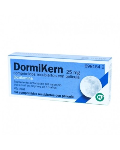 DORMIKERN  25 MG 14 COMPR