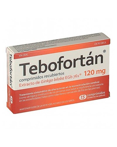 TEBOFORTAN 120MG COMP REC PEL 15CO