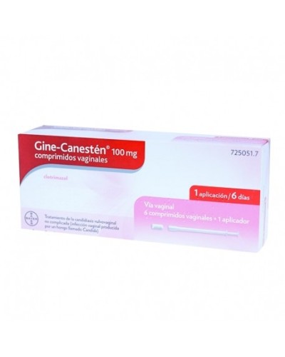 GINE CANESTEN 100 MG 6 COMP VAGIN.