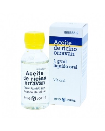 ACEITE RICINO ORRAVAN SOL ORAL 25G