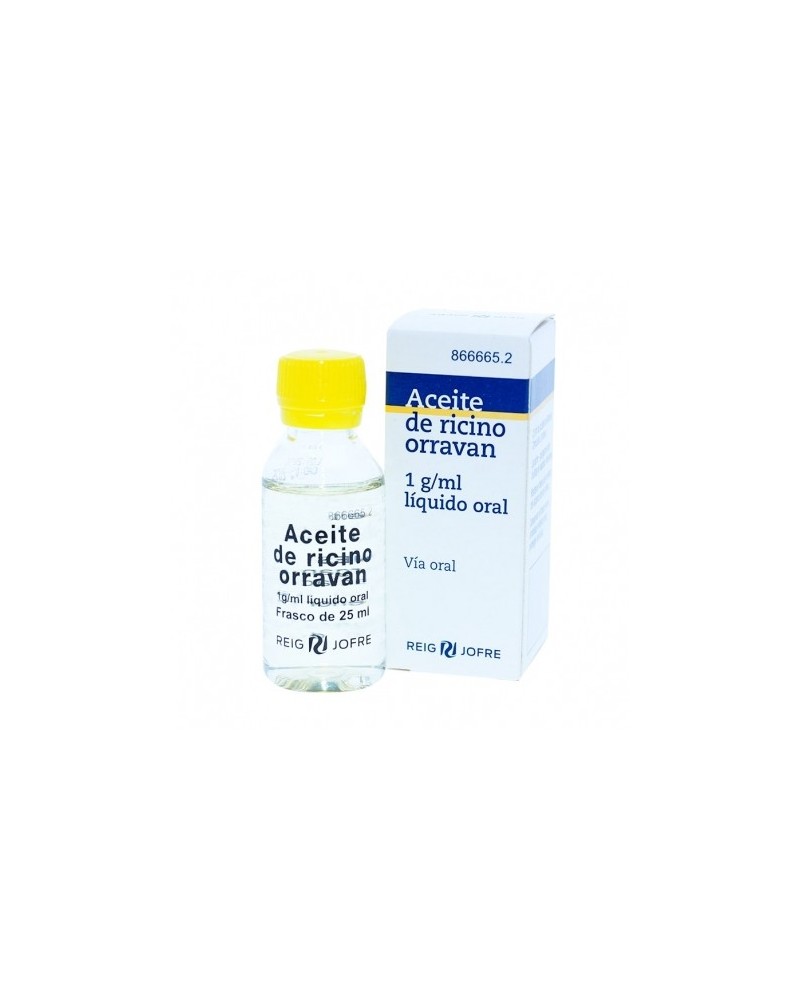 ACEITE RICINO ORRAVAN SOL ORAL 25G