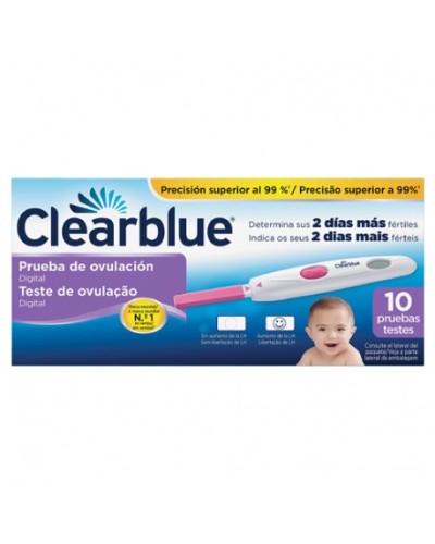 CLEARBLUE TEST OVULACION 10 PRUEBAS