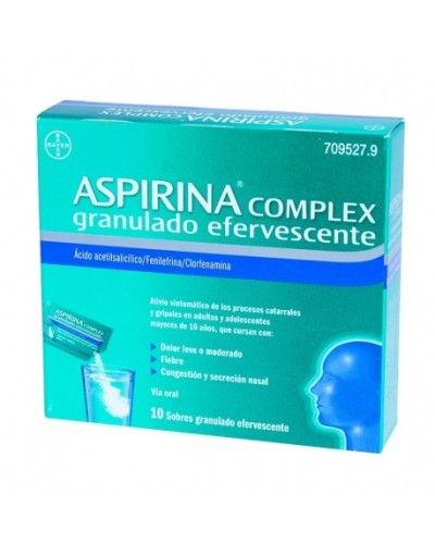 ASPIRINA COMPLEX 10 SOBRES EFERVES