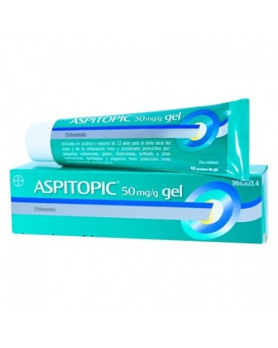 ASPITOPIC 50 MG/ML GEL 60 G