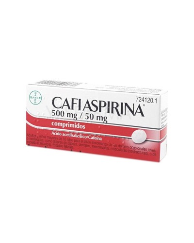 CAFIASPIRINA 500/50 MG 20 COMP