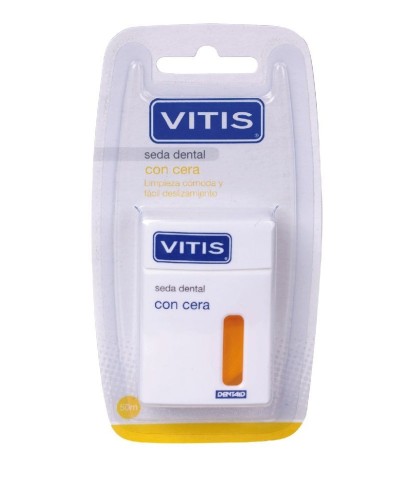 VITIS SEDA DENTAL CON CERA 50 M