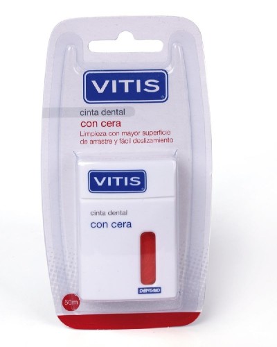 VITIS CINTA DENTAL CON CERA 50 M