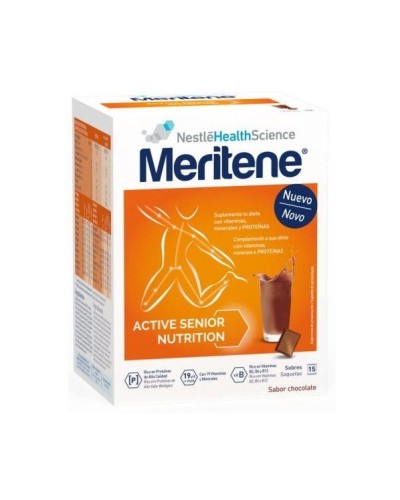 MERITENE FUERZA Y VITALIDAD BATIDO CHOCOLATE 15 SOB 30 G