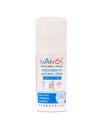 HIDROTELIAL NANOS DESODORANTE NATURAL SPRAY AXILAS Y PIES 75 ML
