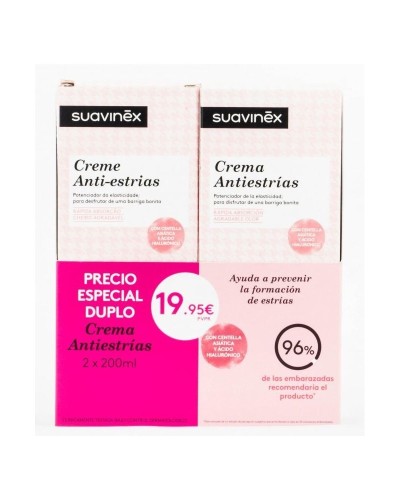SUAVINEX CREMA ANTIESTRIAS  DUPLO 250ML