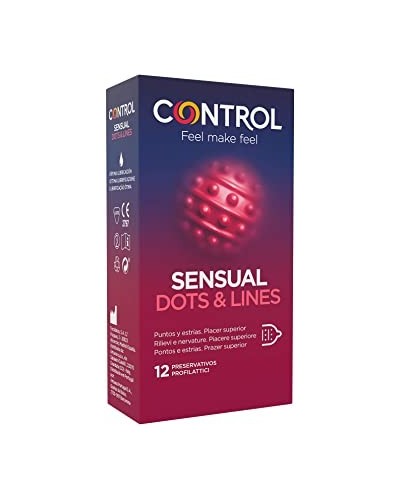 CONTROL PRESERVATIVO SENSUAL DOTS&LINES 12 U