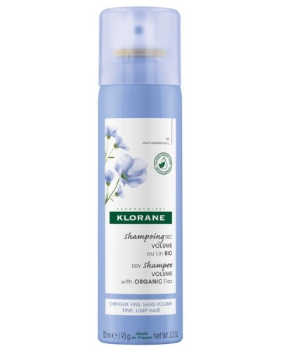 KLORANE CHAMPU SECO VOLUMEN AL LINO BIO  1 ENVASE 150 ml
