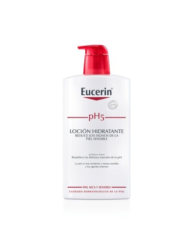 EUCERIN LOCION PH5 SENSIBLES 1 L DOSIF ROJO                 