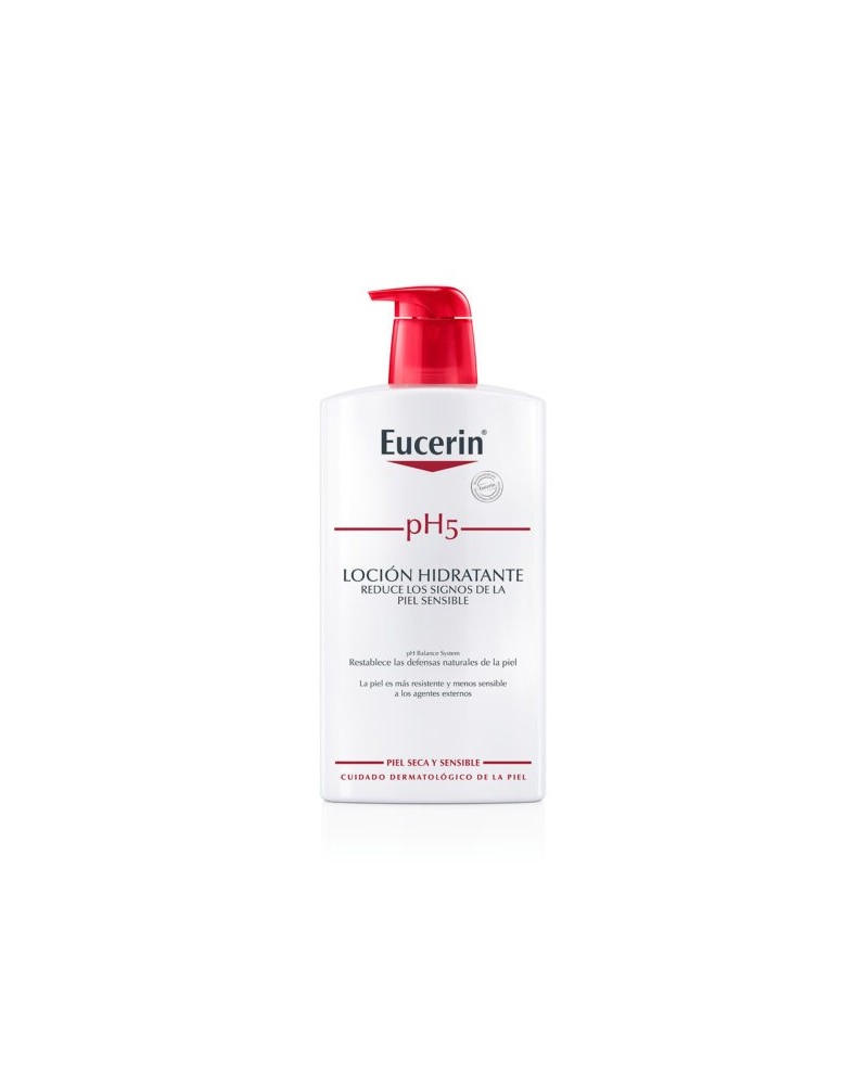 EUCERIN LOCION PH5 SENSIBLES 1 L DOSIF ROJO                 