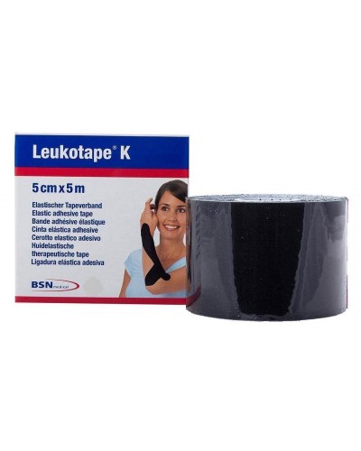 LEUKOTAPE-K CINTA ADH 5MX5CM NEGRO