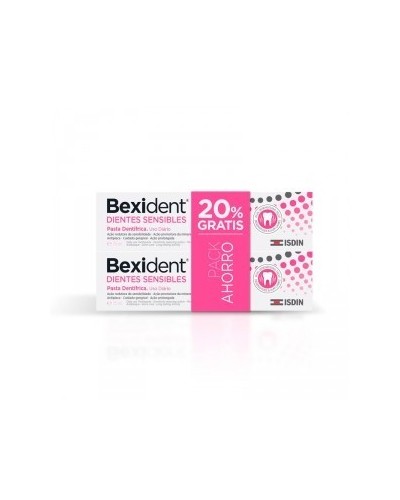 BEXIDENT DIENTES SENSIBLES PACK 75ML+75ML