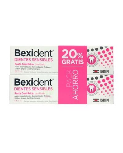 ISDIN BEXIDENT DIENTES SENSIBLES DUPLO PASTA 75ML
