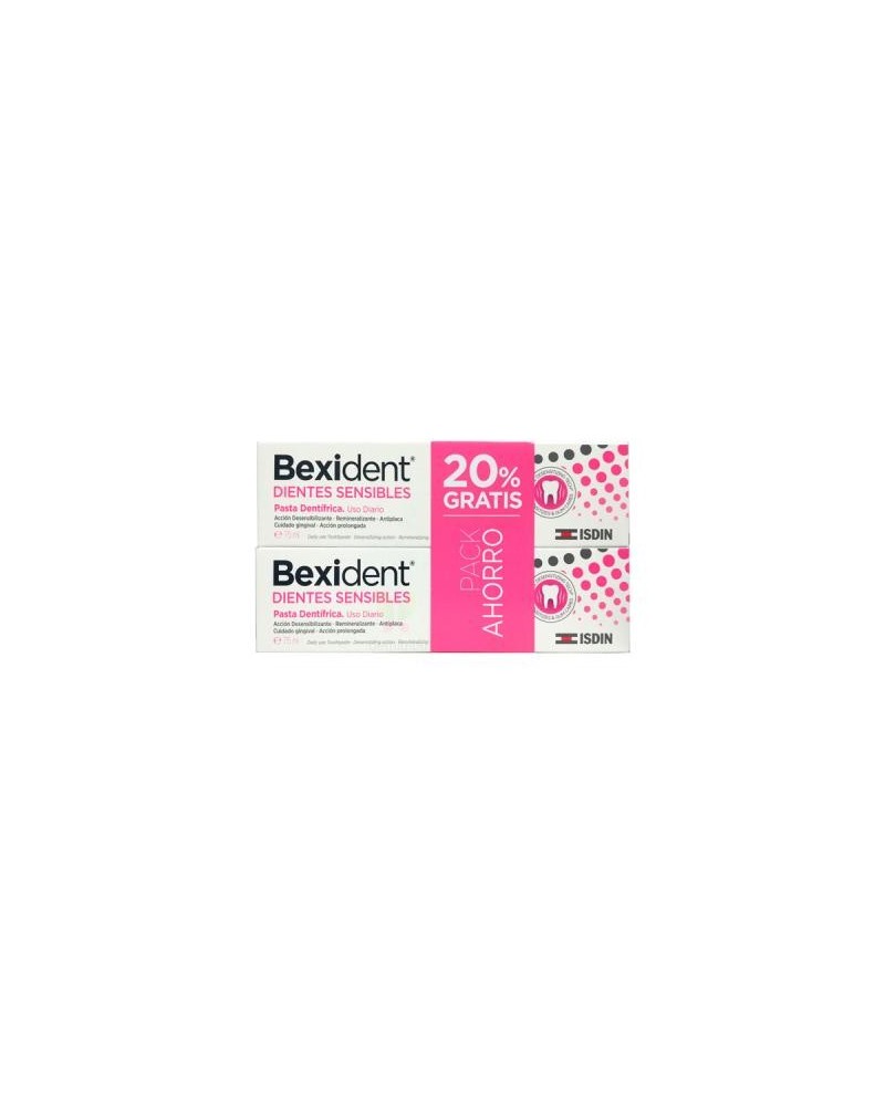 ISDIN BEXIDENT DIENTES SENSIBLES DUPLO PASTA 75ML